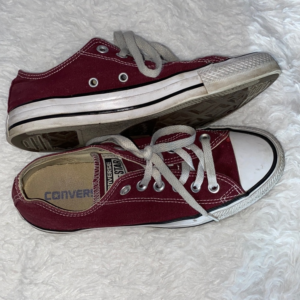 Maroon Converse